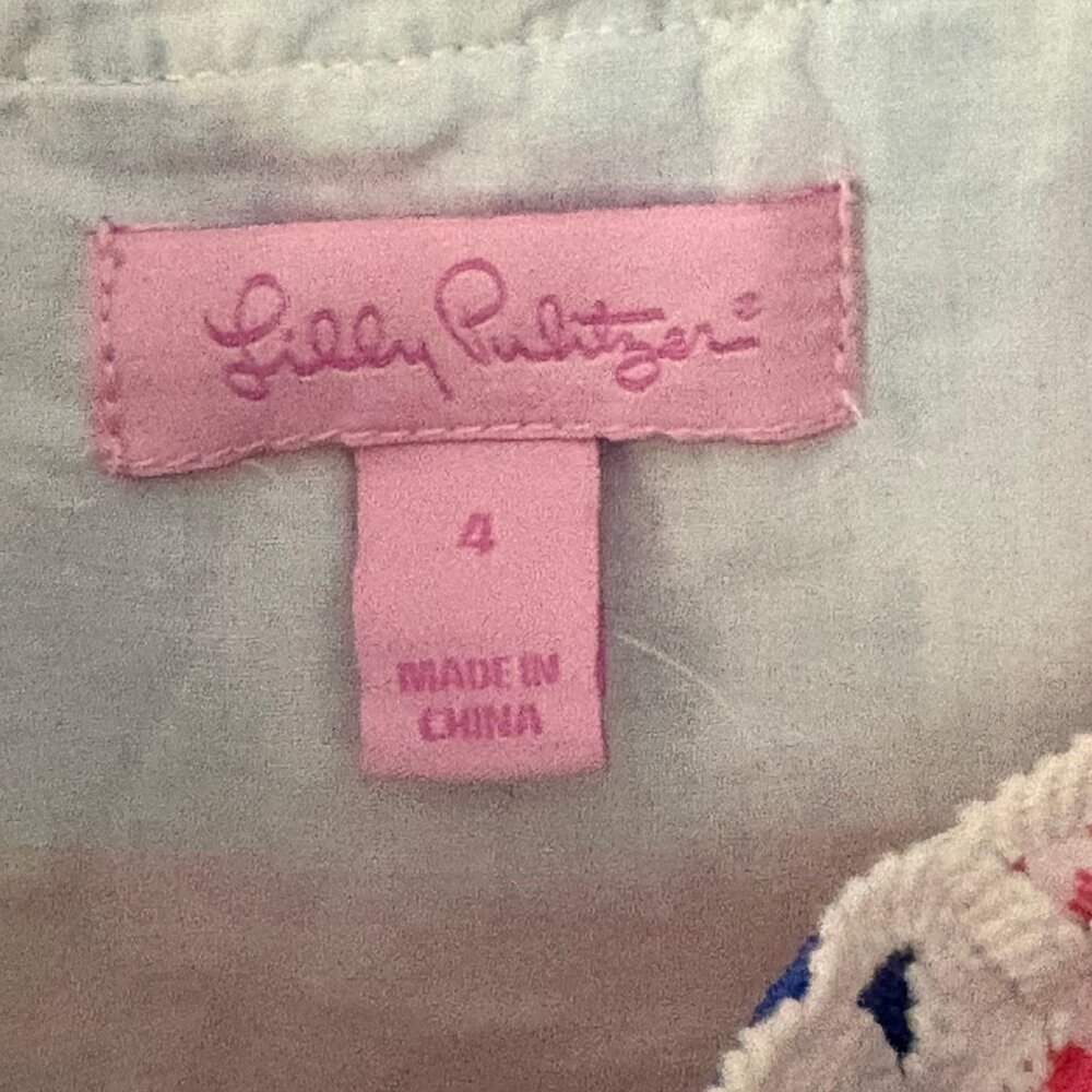 Lily Pulitzer Quilted‎ Dress Neck Rope Detailing S4 - Picture 7 of 7
